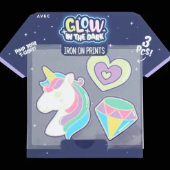 Avec glow-in-the-dark strijkpatches