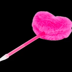 Balpen met fluffy hartje