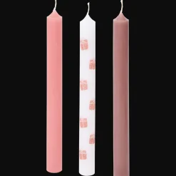 Dinerkaarsen met kerstprint