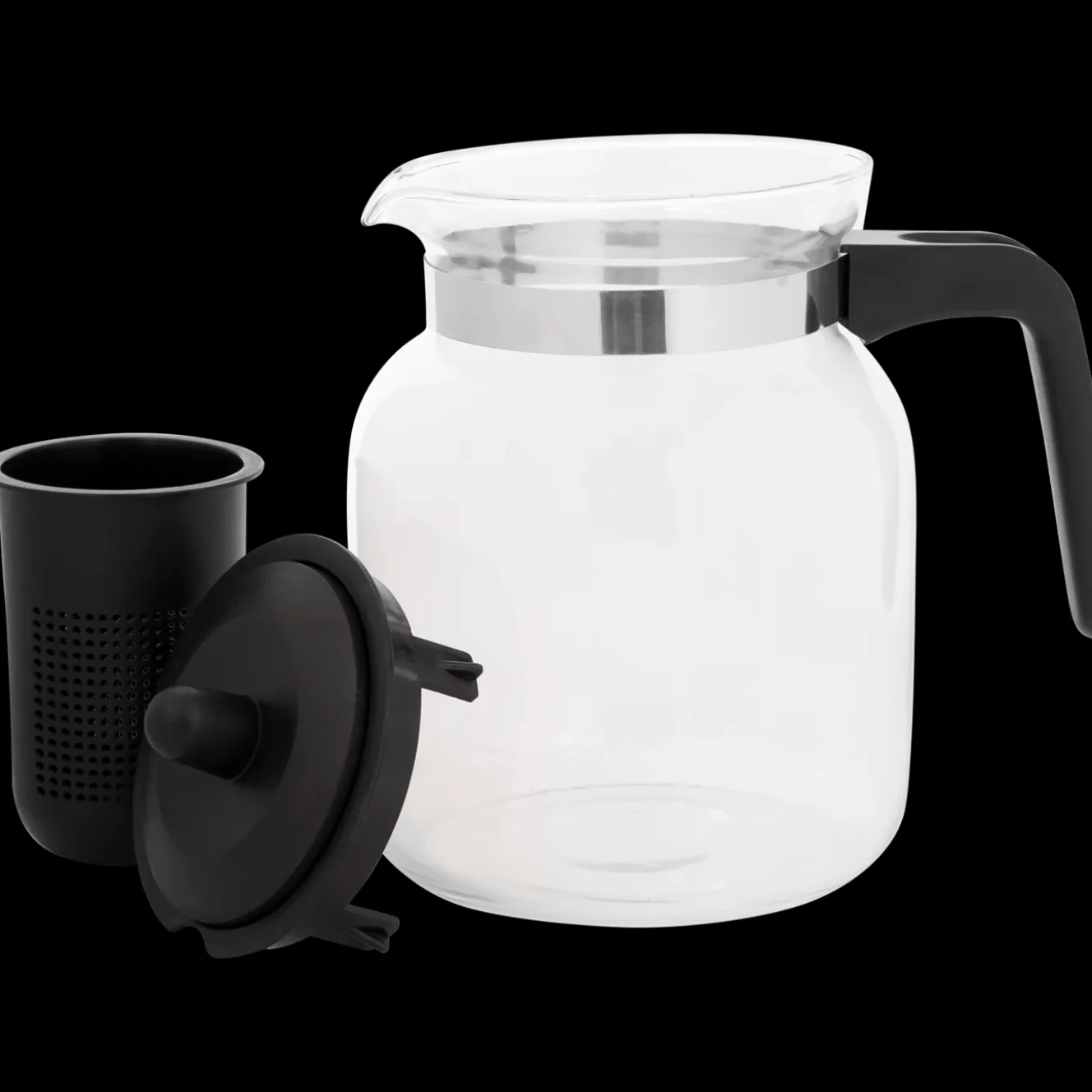 Excellent Houseware glazen theepot