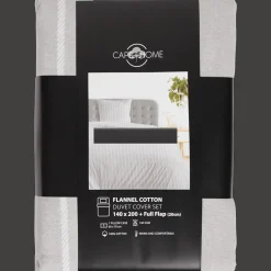 Flanel dekbedovertrek