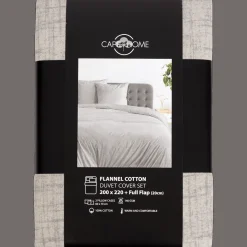 Flanel dekbedovertrek