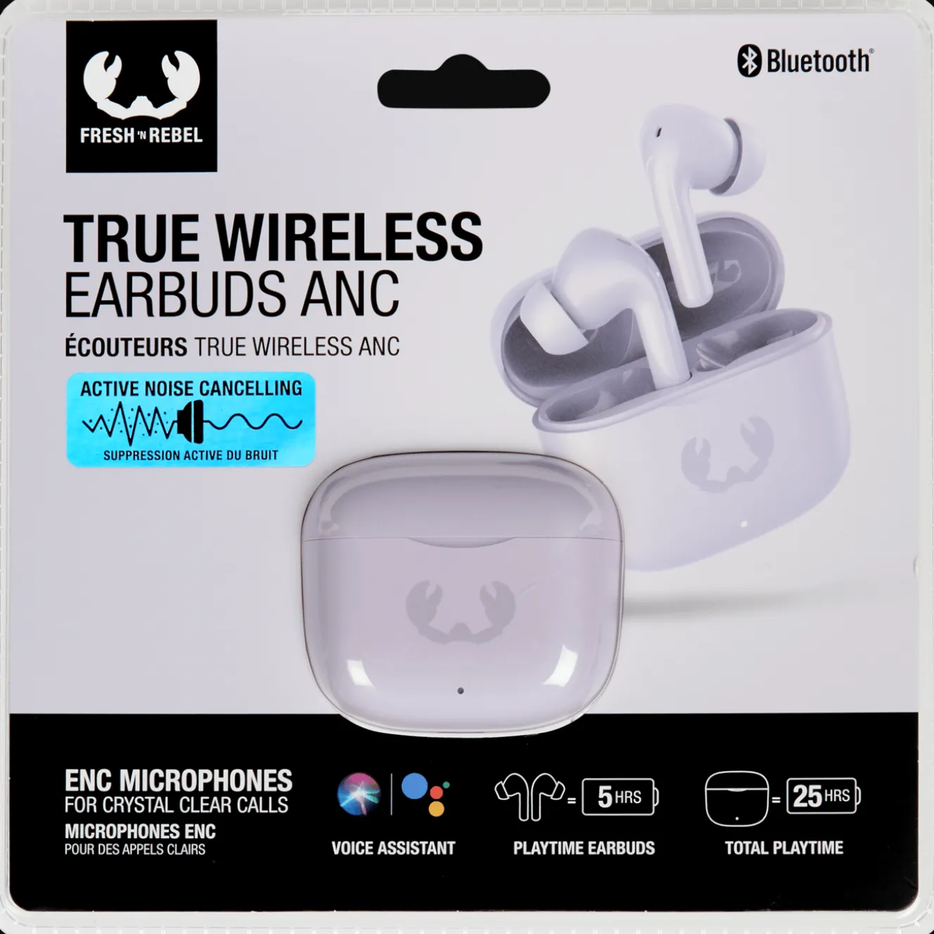 Fresh ’n Rebel draadloze oordopjes met noise cancelling