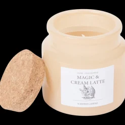 Geurkaars met kurken deksel