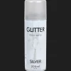 Glitterspuitverf zilver