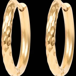 Gold plated oorbellen