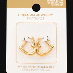 Gold plated oorbellen