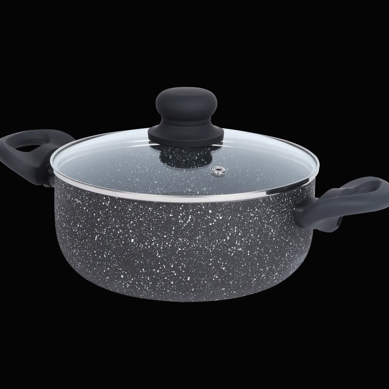 Granite stone braadpan