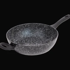 Hapjespan met glazen deksel