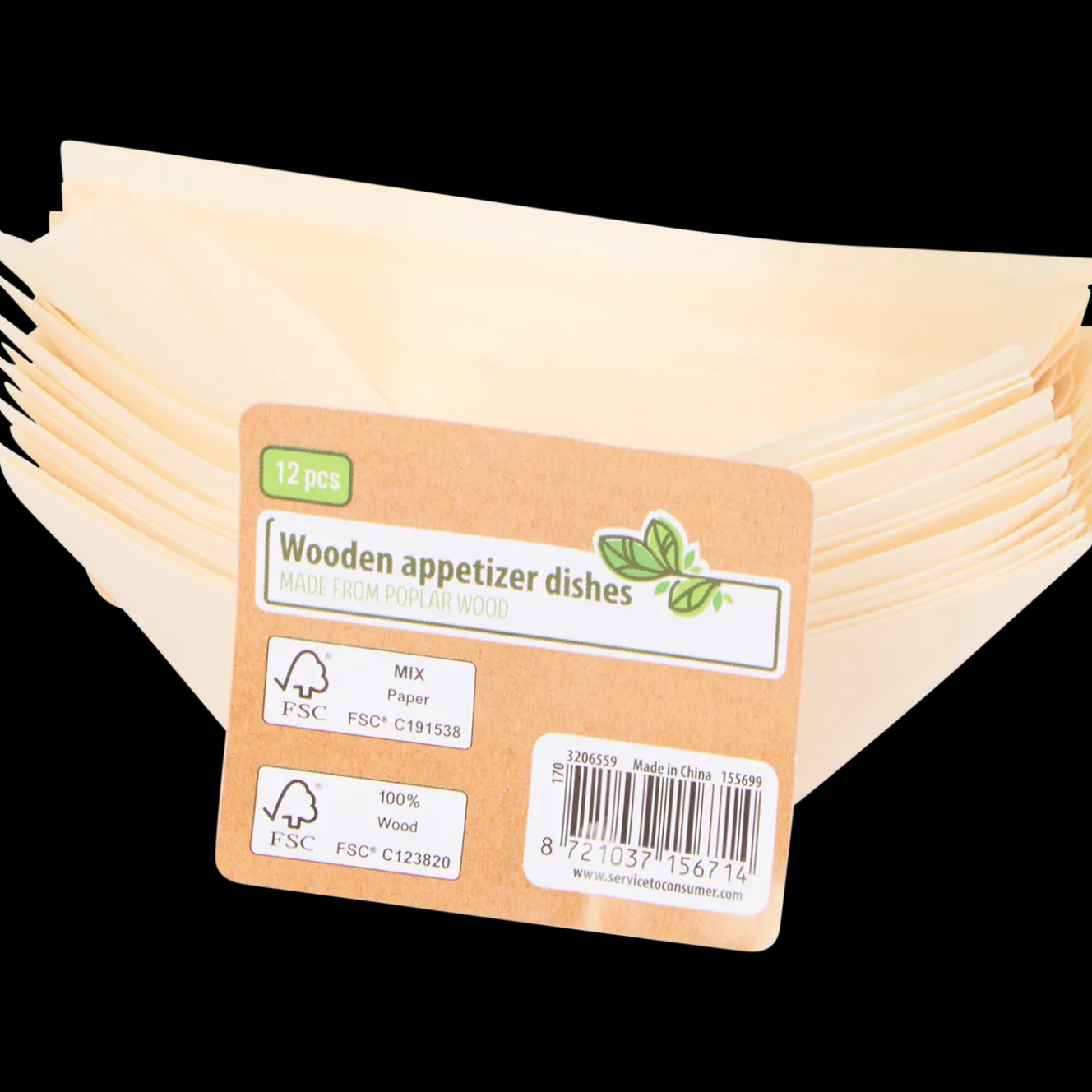 Houten amuseschaaltjes