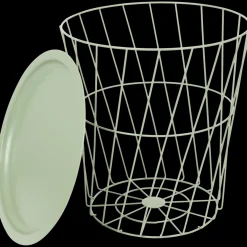 2-in-1 bijzettafel en draadmand