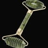 Jade roller gezichtsmassage