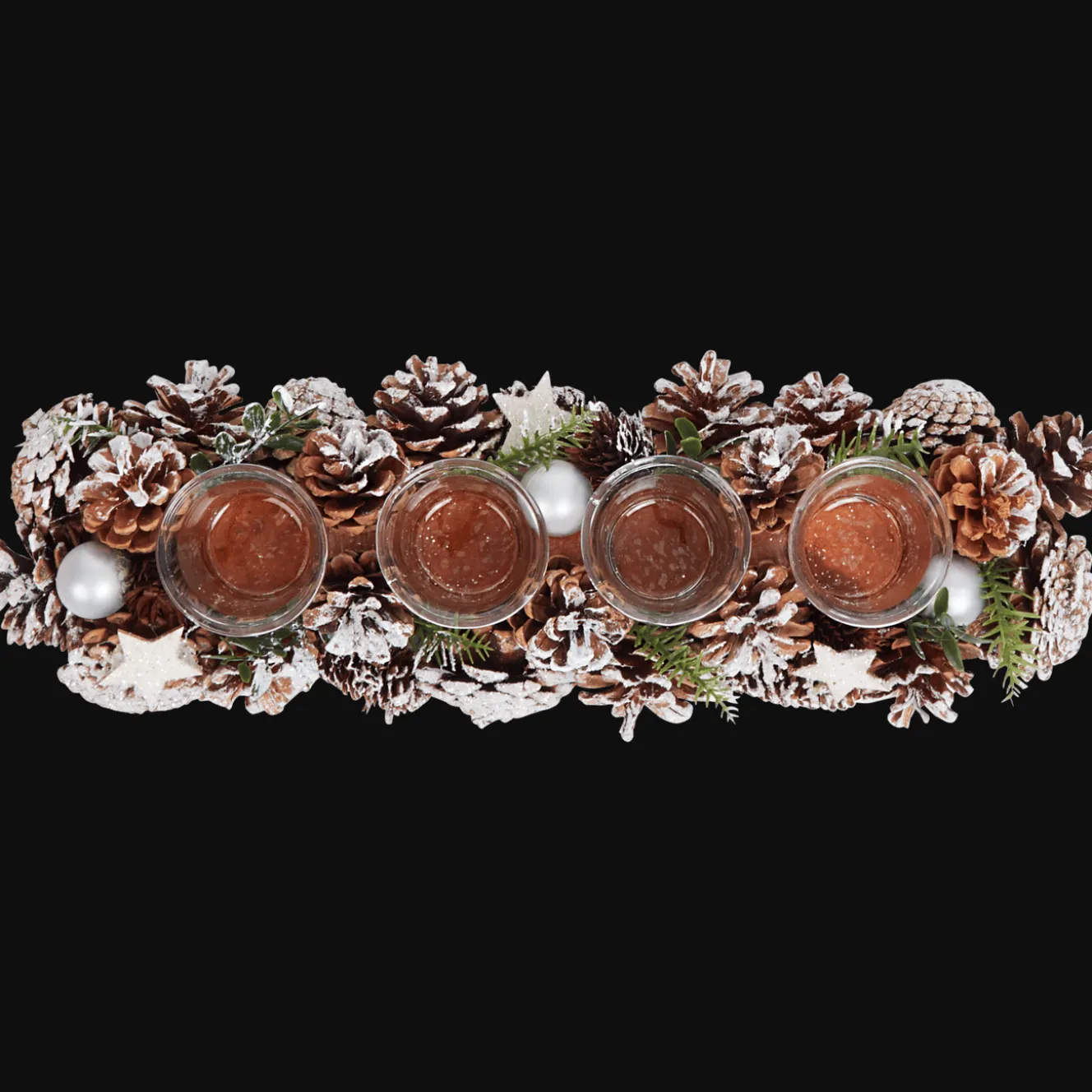 Kerst waxinelichthouder