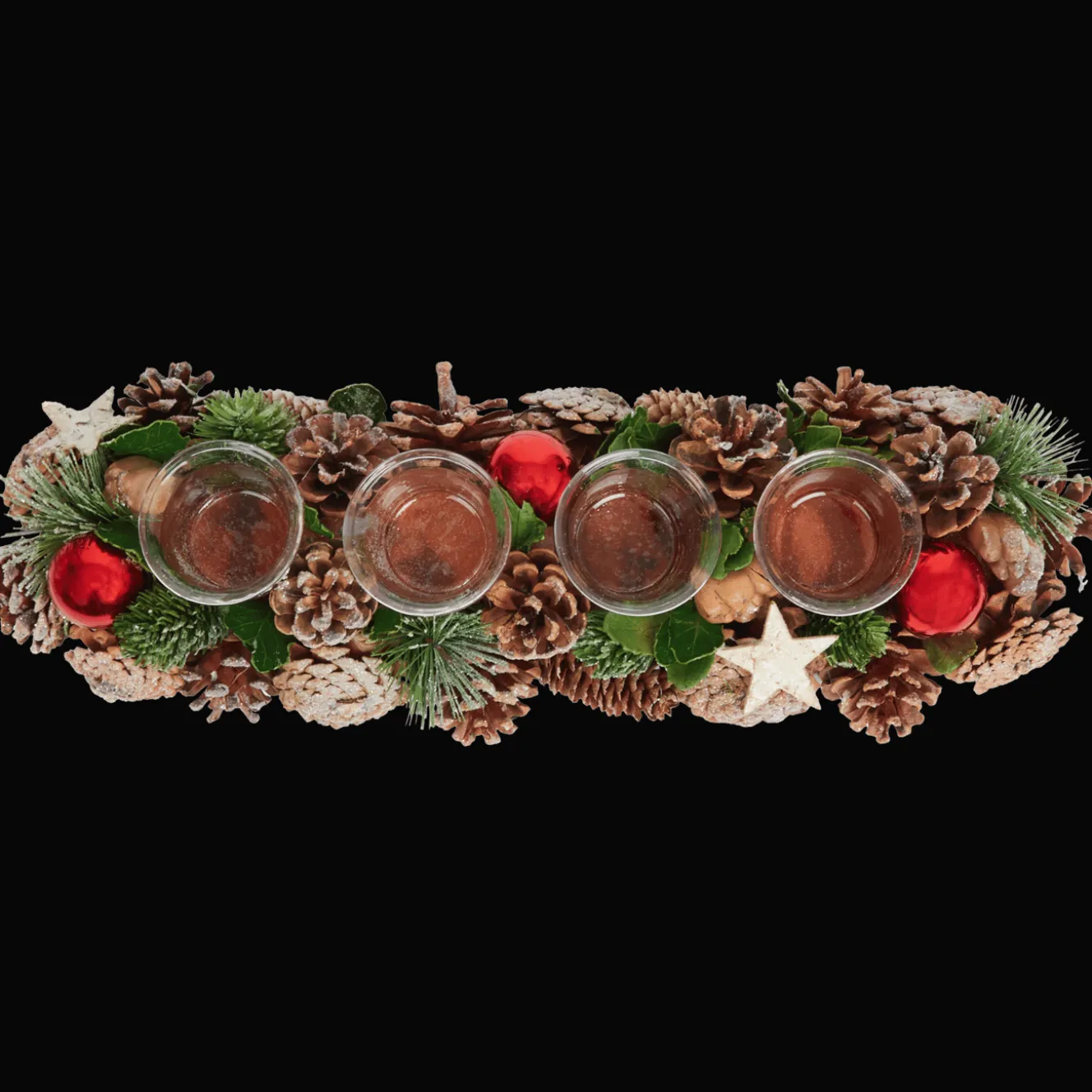 Kerst waxinelichthouder