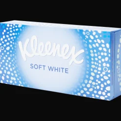Kleenex Soft White tissues