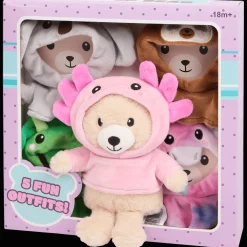 Knuffelbeer met kleding