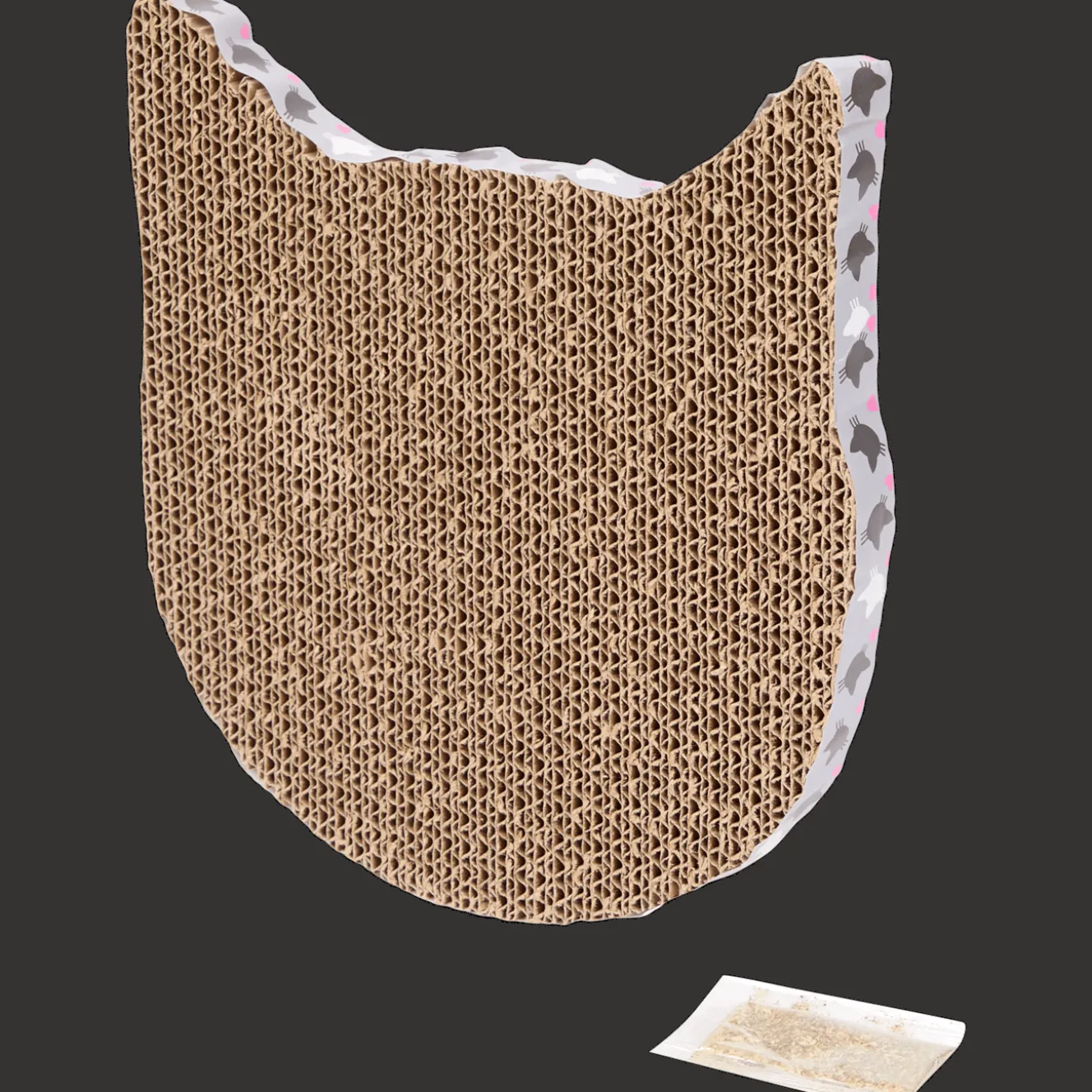 Krabkarton met kattenkruid