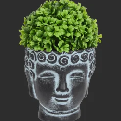 Kunstplant in boeddha-pot
