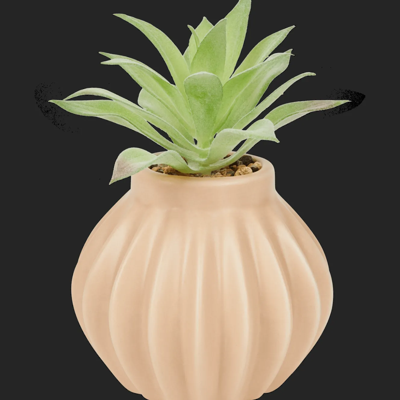 Kunstvetplant in potje