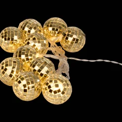Lichtsnoer met discoballen