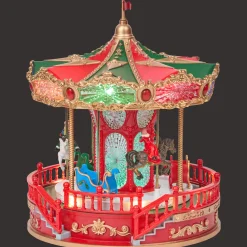 Magic Village kerstornament met muziek