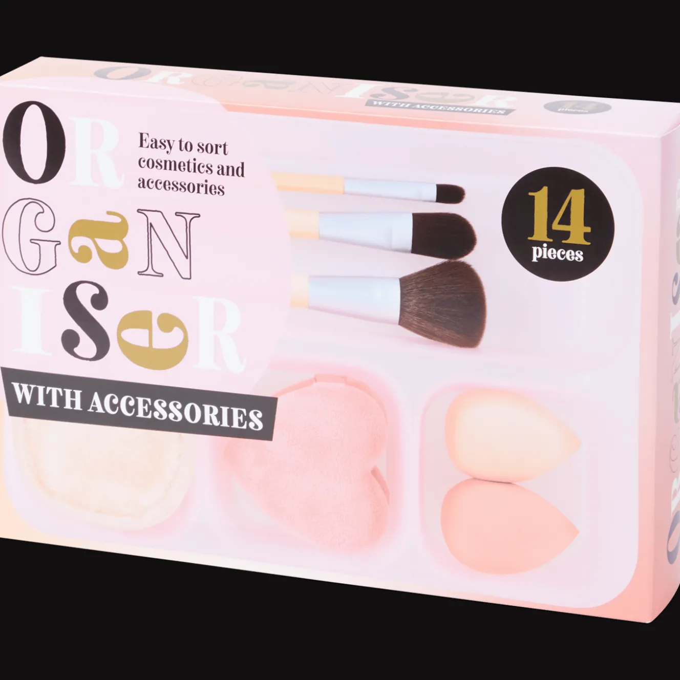Make-up-organizer met accessoires
