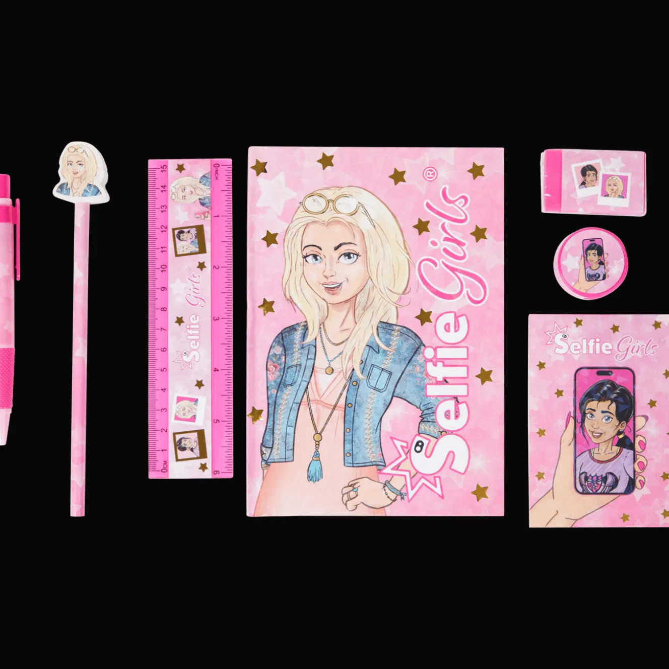 Selfie Girls schrijfwarenset