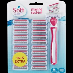 Soft Touch scheermes met extra mesjes