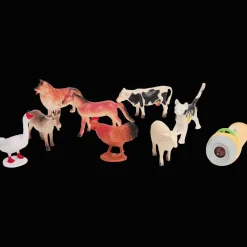 Speelgoeddieren met projectorzaklamp