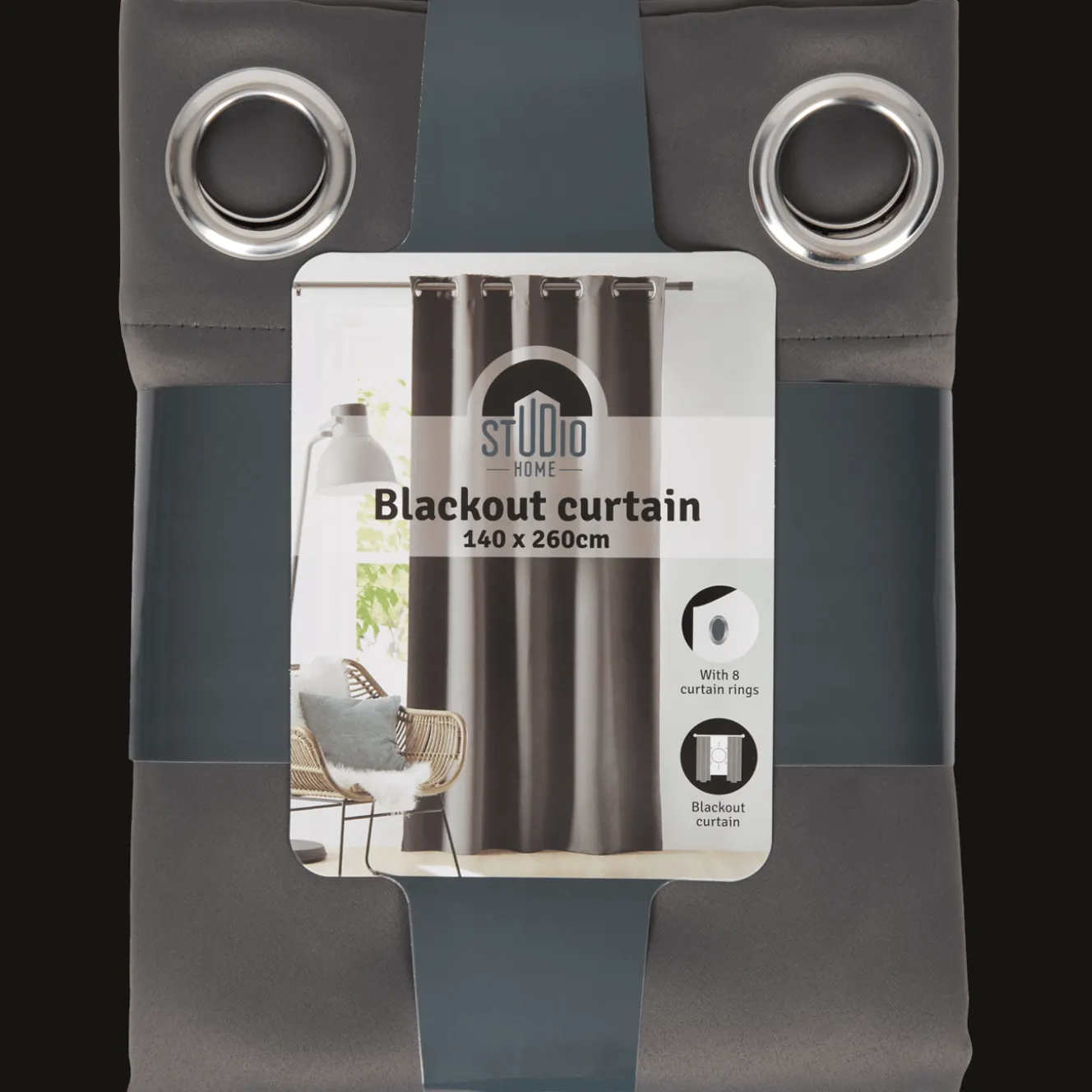 Studio Home kant-en-klaar verduisterend gordijn