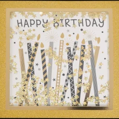 Wenskaart met confetti