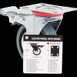 Werckmann zwenkwiel met rem